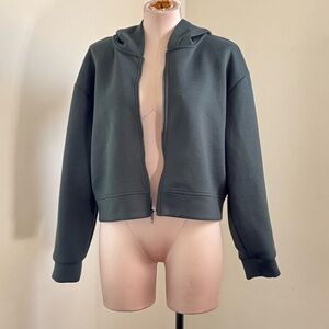 A New Day Crop Zip Sweater Size L